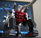 Kingliger's hindlegs and rear, including the strange handle on its arse